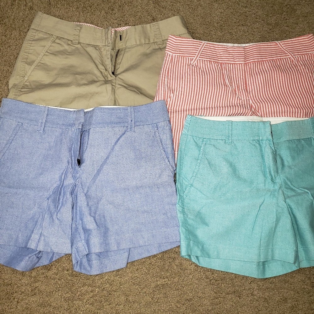 J.Crew Shorts Bundle Sz 0